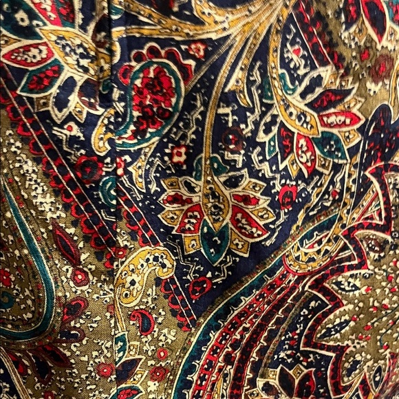 Vintage 80s JESSICA HOWARD Paisley Maxi Midi Dress Size 14 - Picture 5 of 7